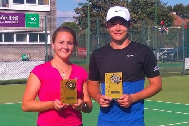 Chloe Efford and Aaronn Blackman won the Champion of Champions mixed doubles title