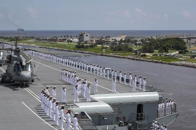 HMS Queen Elizabeth arrived in the US earlier this month