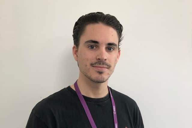 Jack Crook, Business Development Assistant at the University of Portsmouth's Faculty of Business and Law
