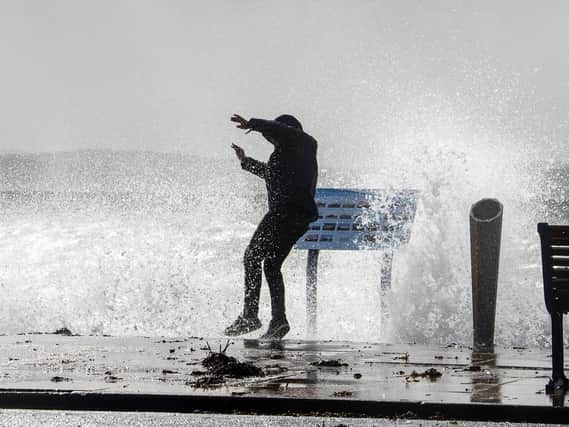 Storm Bronagh will hit Portsmouth today. Picture: Lou Louis