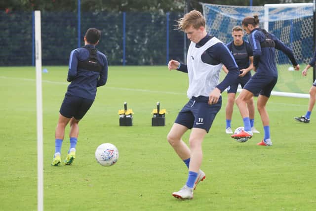 Ronan Curtis in training. Picture: Habibur Rahman