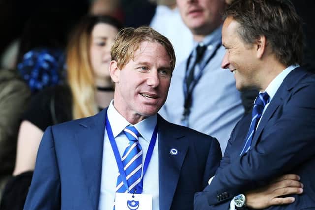Pompey director Eric Eisner. Picture: Joe Pepler