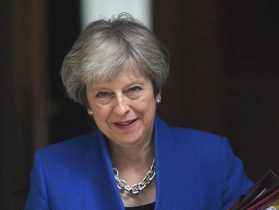 Prime Minister Theresa May issued a statement to the nation today. Picture: Victoria Jones/PA Wire