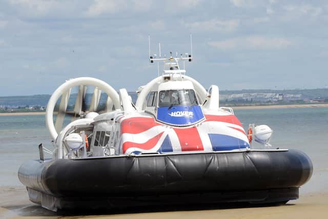 Hovertravel have suspended services today. Picture: Sarah Standing