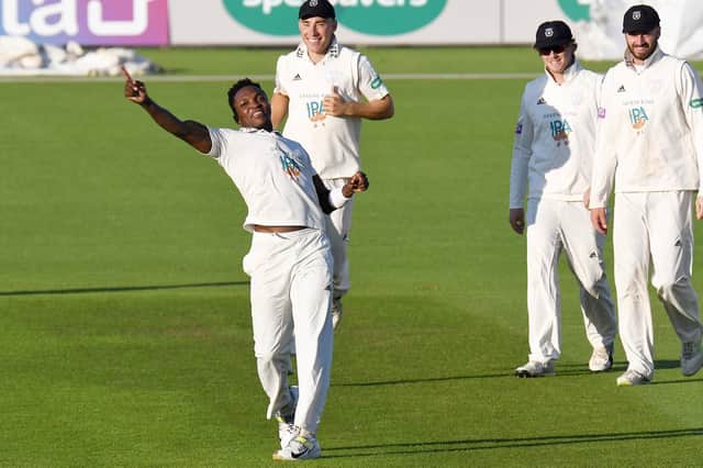 Fidel Edwards has 48 wickets in the County Championship this season. Picture: Neil Marshall