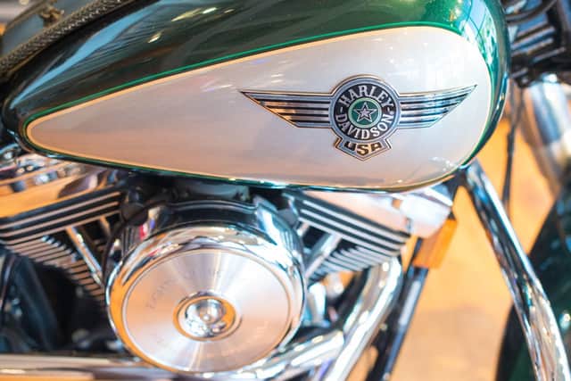A Harley Davidson motorcycle Picture: Dominic Lipinski/PA Wire