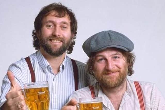 Chas Hodges, right, and Dave Peacock