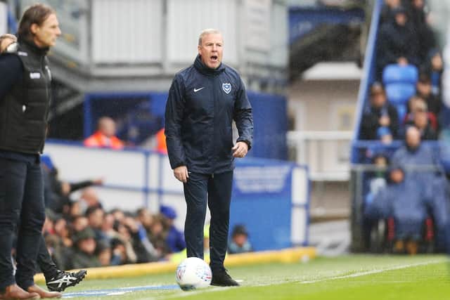 Pompey boss Kenny Jackett. Picture: Joe Pepler