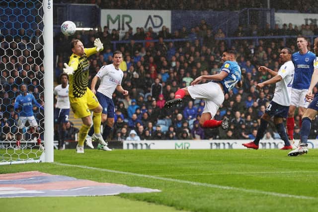 Skipper Gareth Evans scored Pompey's first against Wycombe. Picture: Joe Pepler