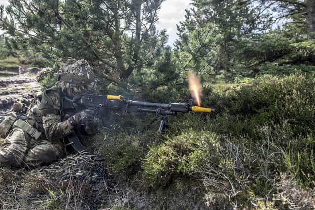 Soldiers from 4th Battalion The Princess of Wales's Royal Regiment (4 PWRR) have been taking part in Exercise Viking Star in Denmark 
Picture: Corporal Ben Beale/ MoD Crown