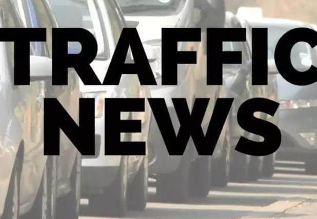 Delays are building on the road