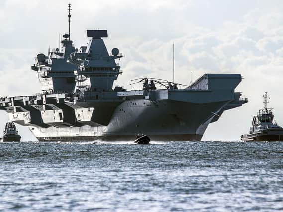 HMS Queen Elizabeth. Picture: PA