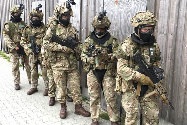 Reservists in the 'skillhouse' in Denmark