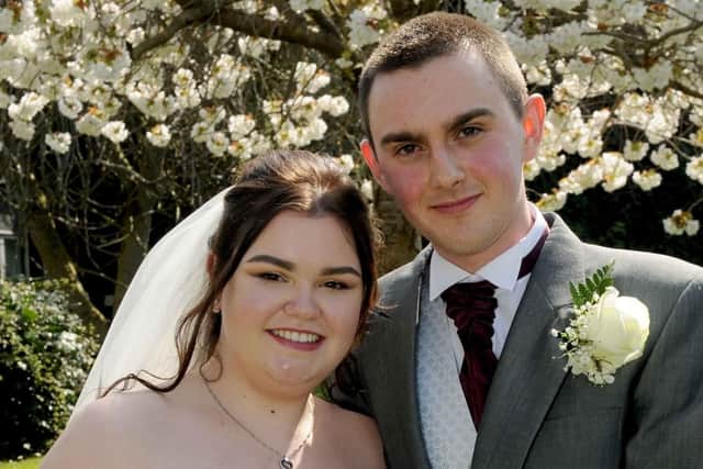 Ellie and Luke were full of smiles. Picture: Kirsty Robbins Photography
