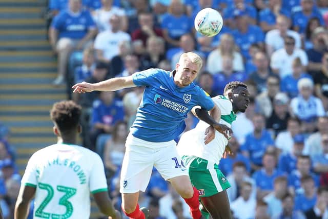 Jack Whatmough tonight makes his injury return in a strong Pompey reserve side. Picture: Joe Pepler