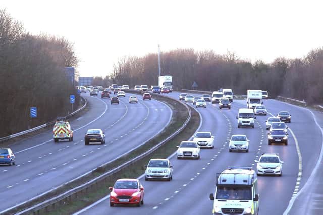 M27 diversions will be in place this weekend