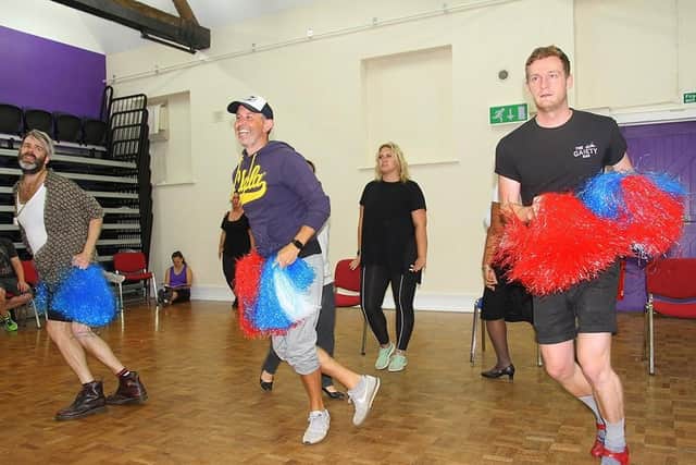 Portsmouth Players in rehearsal for Priscilla, Queen of The Desert. They are at The Kings in Southsea, October 9-13, 2018