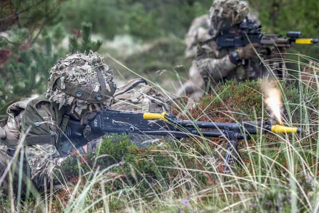 Soldiers from 4th Battalion, Princess of Wales's Royal Regiment taking part in an exercise in Denmark in September. Picture: Corporal Ben Beale