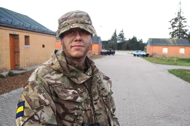 Private Scott Arnold, of Portchester, who is part of 4 PWRR.