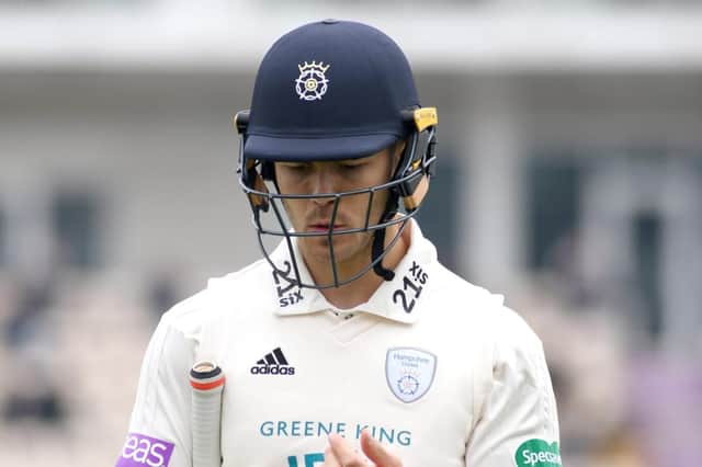 Hampshire wicketkeeper Lewis McManus. Picture: Neil Marshall