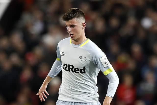 Former Purbrook Park pupil Mason Mount helped Derby to victory over Manchester United