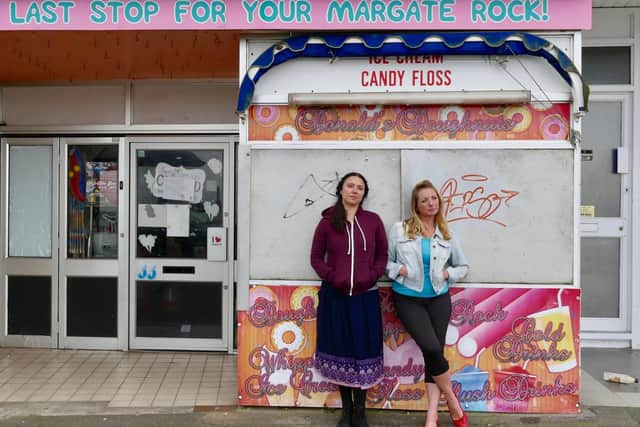 Celia Meiras, left, and Lisa Payne star in Hannah and Hanna in Dreamland