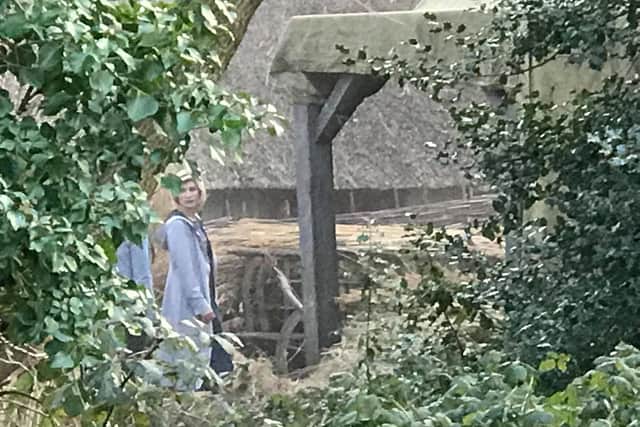 Jodie Whittaker filming Doctor Who at Little Woodham village in Gosport. Picture: Lewis Jefferies