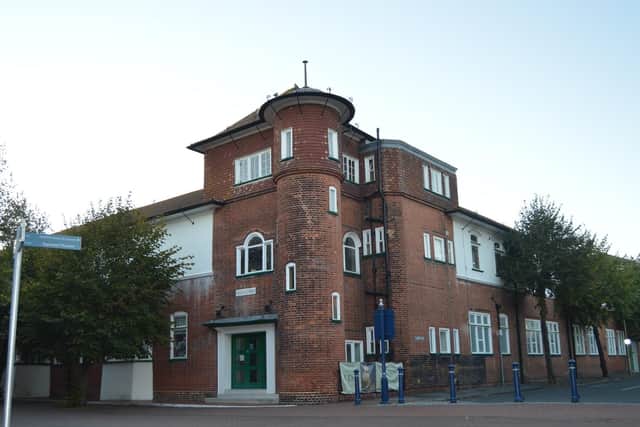 The old grammar school building in Gosport High Street. Picture: David George