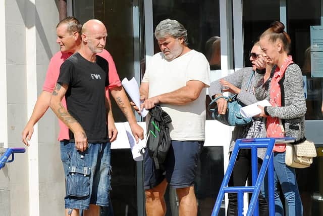 Phil Mills, Michael Jones, Darren Brown, Lorna Orley and Lisa Thorn have been ordered to leave the site at Ferry Road in Eastney