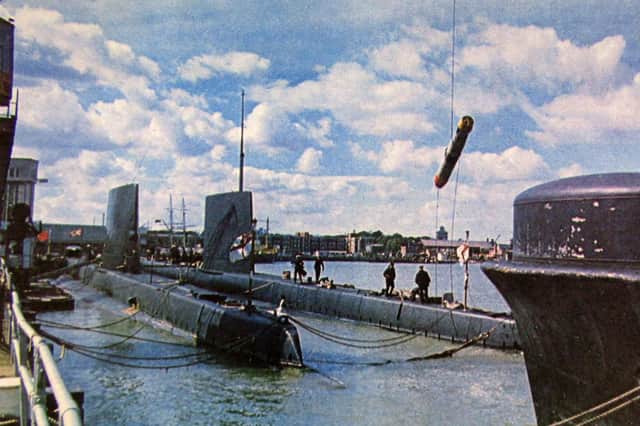 Submarines at HMS Dolphin.