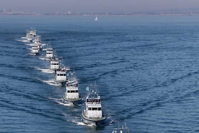 Royal Navy's P2000 vessels taking part in the Solent exercise. Picture: Royal Navy