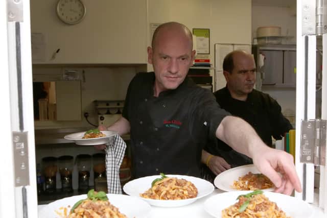 Claudio Maresca, boss of Don Claudio, serves up some pasta.
Photo: Habibur Rahman