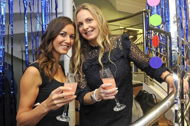 Portsmouth party goers enjoy the 2017 Prosecco Festival which was held at Port Solent. Left to right, Lisa Carter from Winchester and Suzy North from Chichester.
Picture: Ian Hargreaves (171234-1)