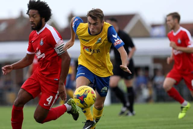 Gosport Borough striker Ryan Pennery. Picture: Chris Moorhouse