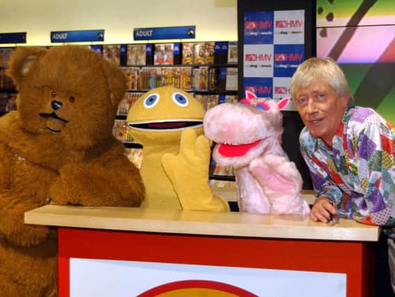 (left to right) Bungle, Zippy, George and Geoffrey Hayes. Picture: Myung Jung Kim/PA Wire