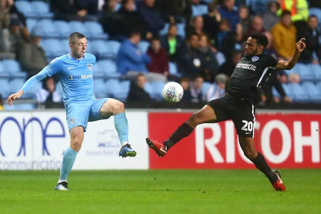 Nathan Thompson was gaffer for a day Matthew Butcher's man of the match at Coventry. Picture: Philip Oldham