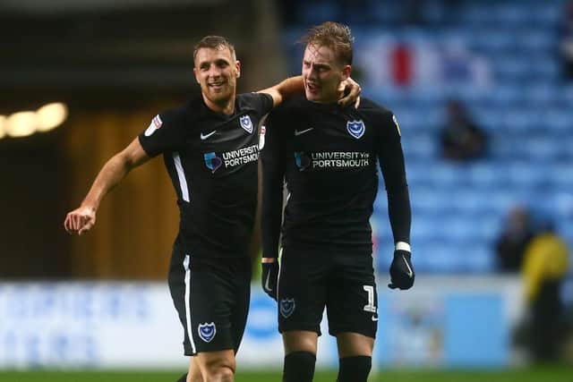 Ronan Curtis, right, and Lee Brown. Picture: Philip Oldham