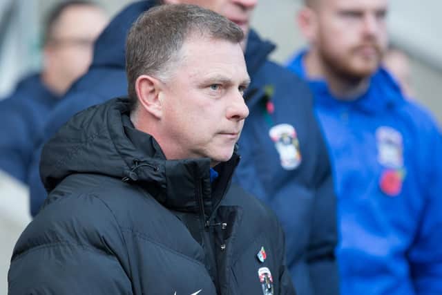 Coventry boss Mark Robins