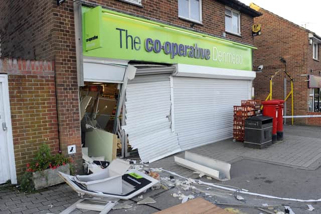 The scene at the Co-op on Hambledon Road, Denmead. Picture: Malcolm Wells