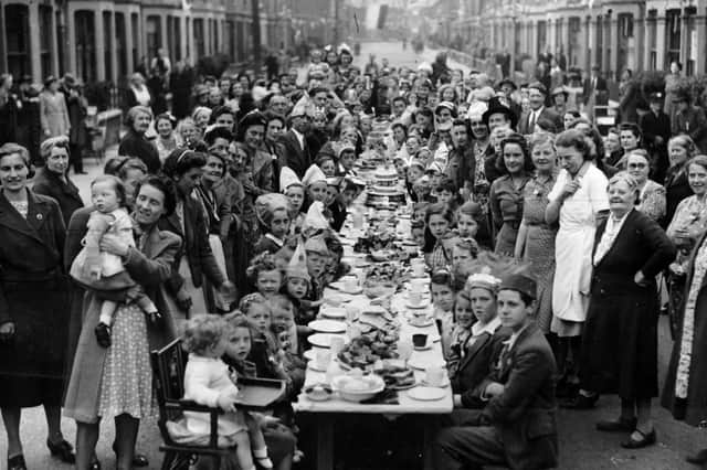 This Portsmouth street party was in Carnarvon Road, Buckland. Picture: Tony Davis