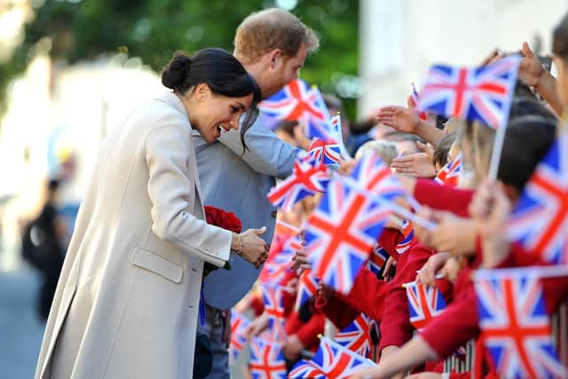 Harry and Meghan, Duke and Duchess of Sussex, visit Chichester. Picture Steve Robards