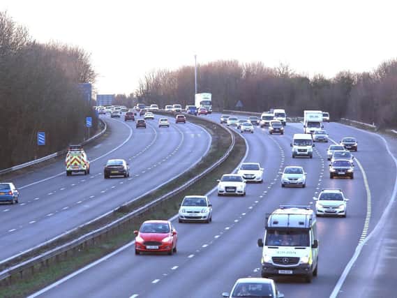 A file image of the M27 at junction 10