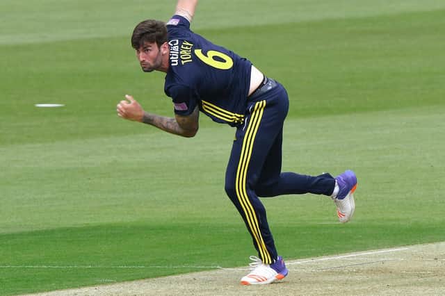 Reece Topley has left Hampshire. Picture: Neil Marshall