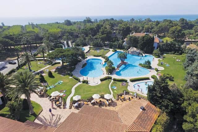 The Playa Montroigs pool complex.