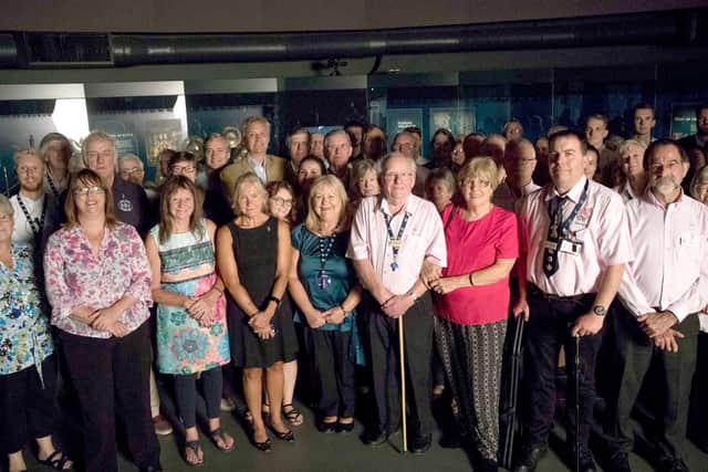 Maurice Young, a volunteer at The Mary Rose Museum honoured by The National Lottery on ITV primetime TV