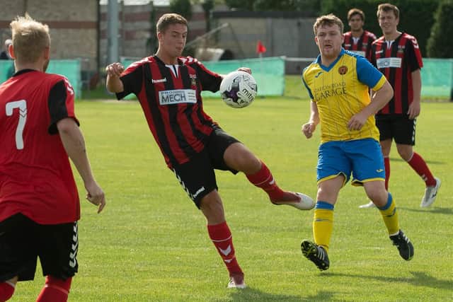 Fareham Town are hoping to stop Horndean's derby charge on Saturday. Picture: Keith Woodland