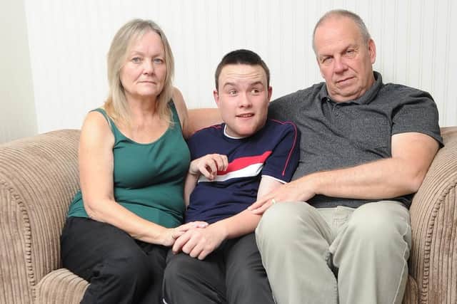 Joanne and Trevor Pond with their son Daniel