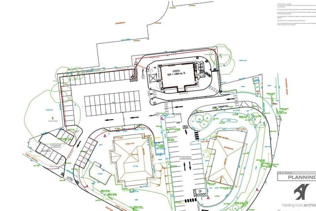 Plans for the Costa Coffee drive-thru