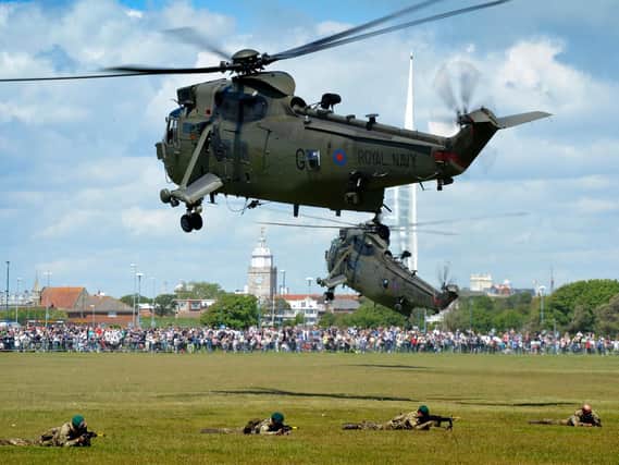Celebrations for the D-Day 70 commemorations in Southsea in 2014.