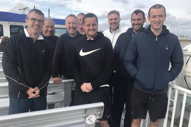 The Canoe Lake and Warsash teams.